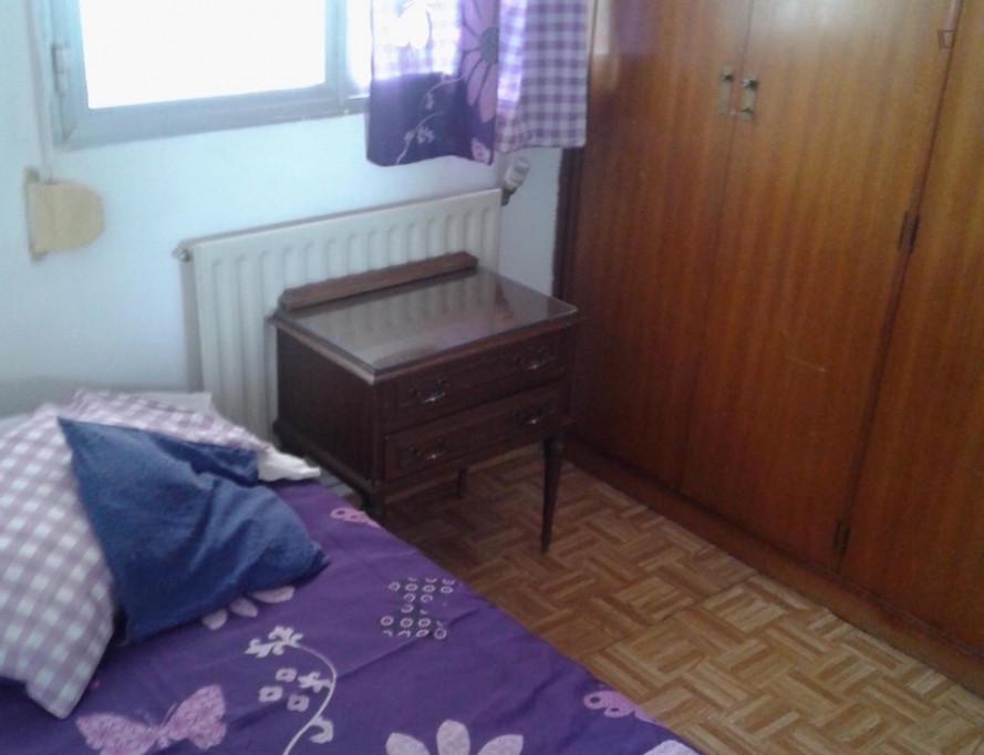 Charismatic double bedroom in a 4-bedroom flat, in Puerta del Angel - Madrid - chambre - ImmoJeune