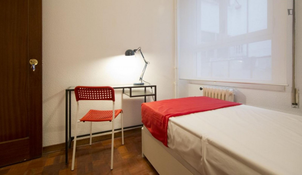Cute single bedroom in a student flat, in Prosperidad - Madrid - chambre - ImmoJeune