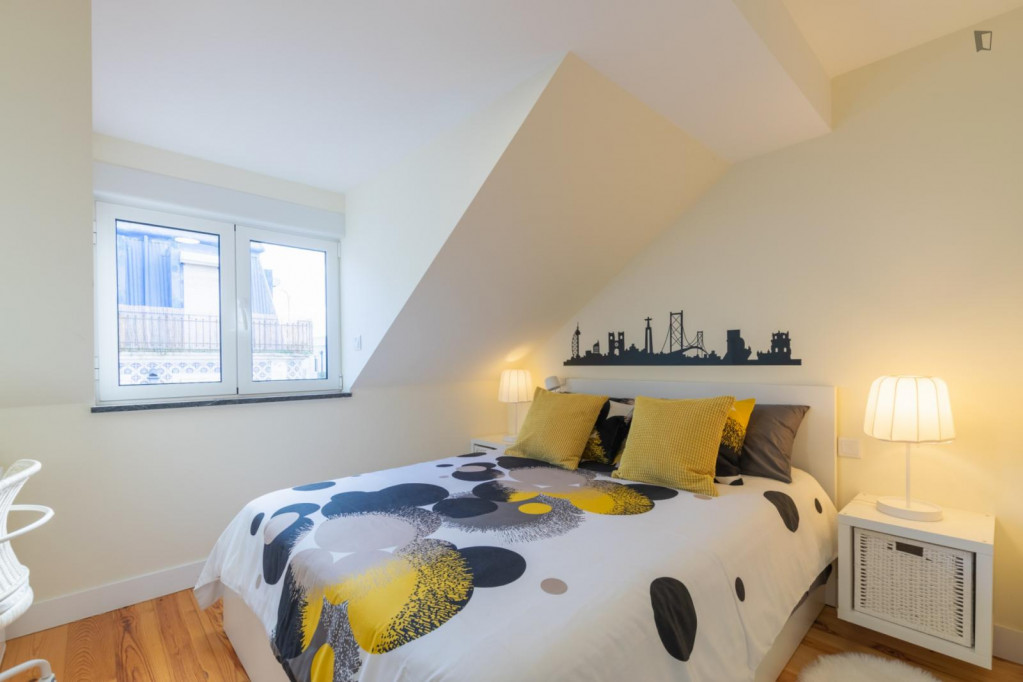 Modern and cool 1-bedroom apartment in Santa Apolónia - Lisbonne - chambre - ImmoJeune