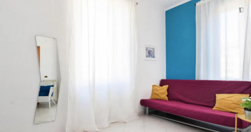 Very cute 1-bedroom apartment near the Facoltà di Psicologia of the Sapienza Università di Roma  - Rome - chambre - ImmoJeune
