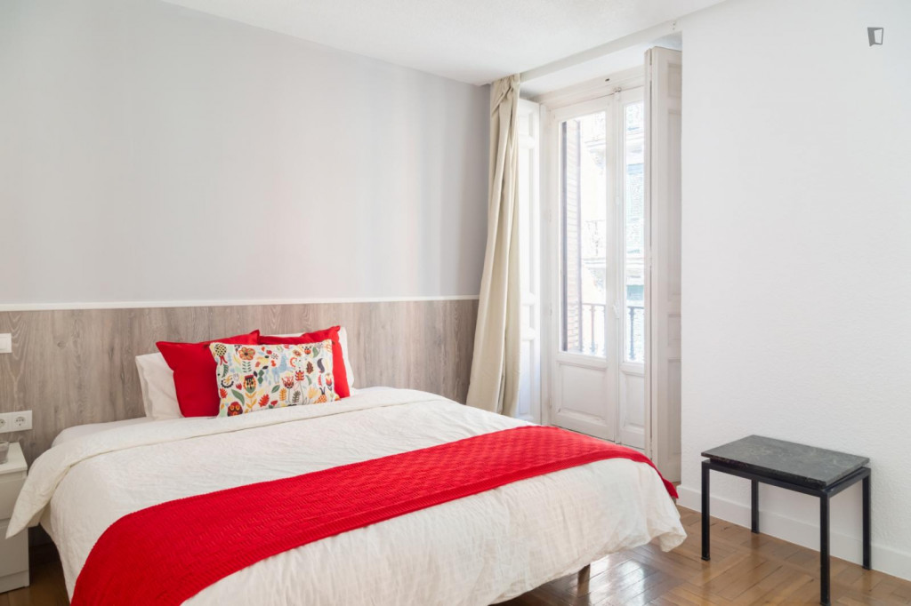 Dashing double bedroom in Trafalgar - Madrid - chambre - ImmoJeune
