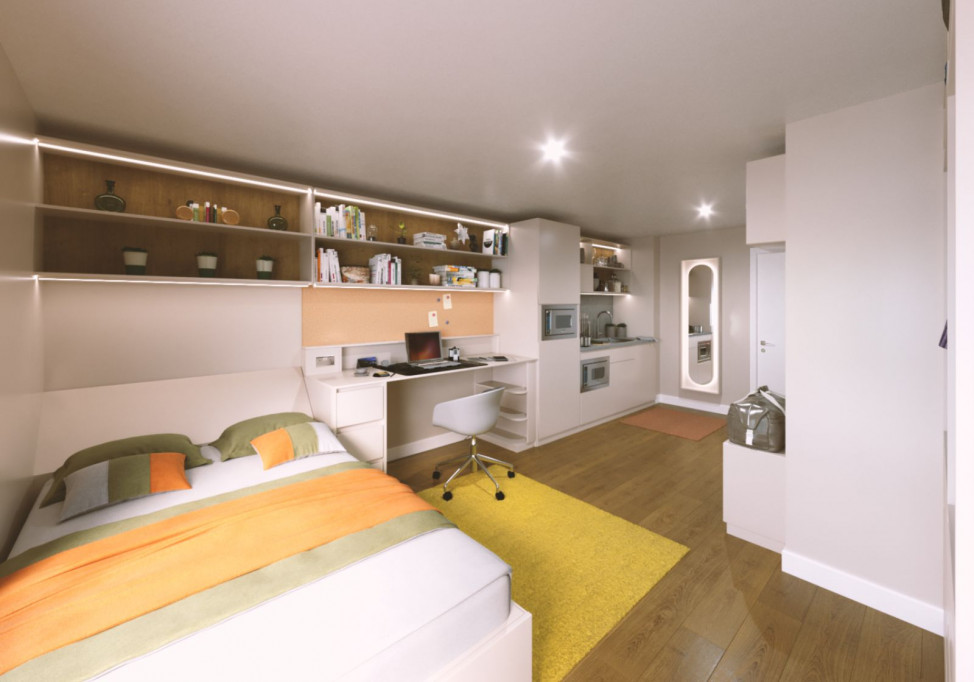 iQ Paris Gardens - London - chambre - ImmoJeune