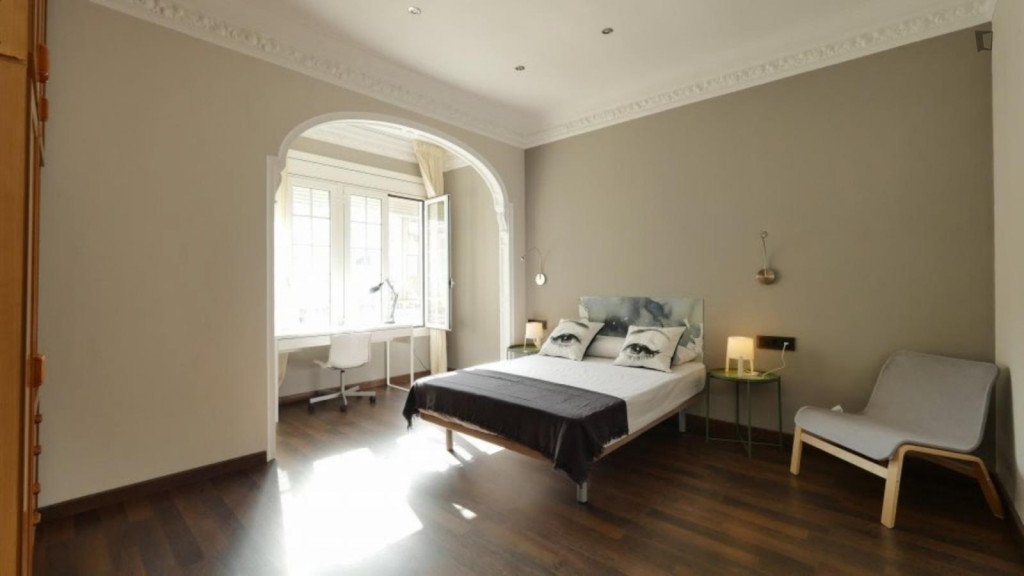 Elegant double bedroom in Vila de Gràcia - Barcelone - chambre - ImmoJeune