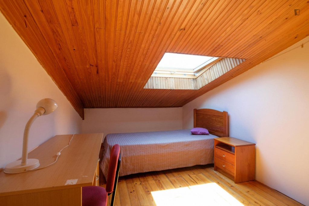 Comfortable and cozy bedroom in a student apartment, in Coimbra - Coimbra - chambre - ImmoJeune