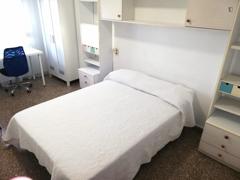 Double bedroom in a student flat, in La Vega Baixa - Valence - chambre - ImmoJeune