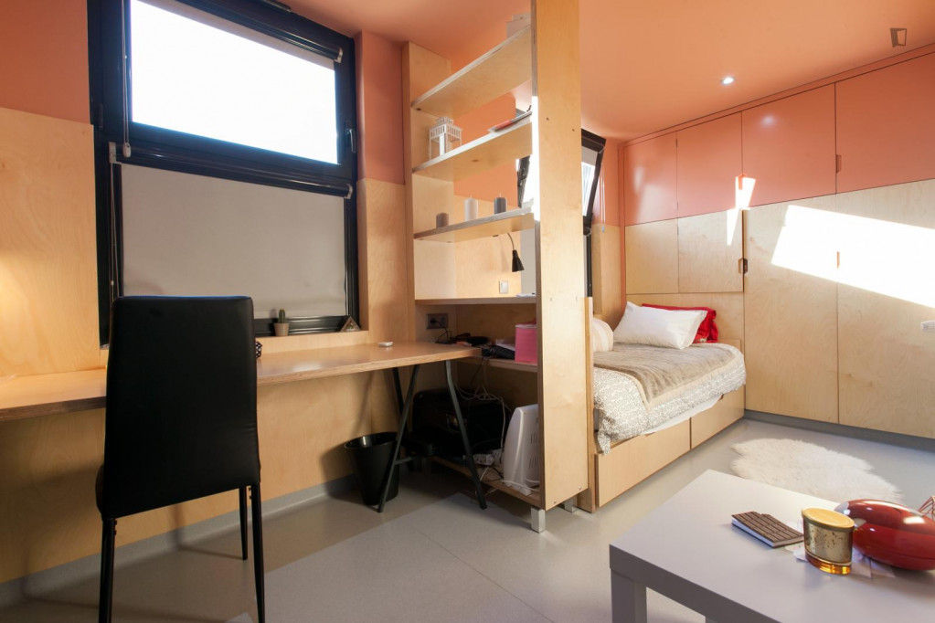 Elegant single ensuite bedroom in a 12-bedroom flat, in Paranhos - Porto - chambre - ImmoJeune