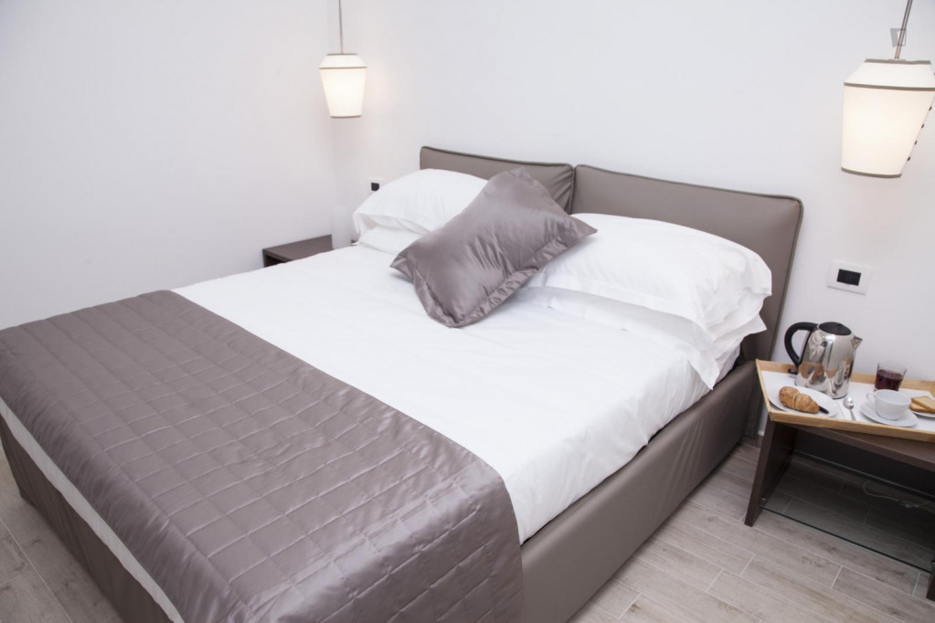 Tidy double bedroom close to Piazza San Pietro - Rome - chambre - ImmoJeune
