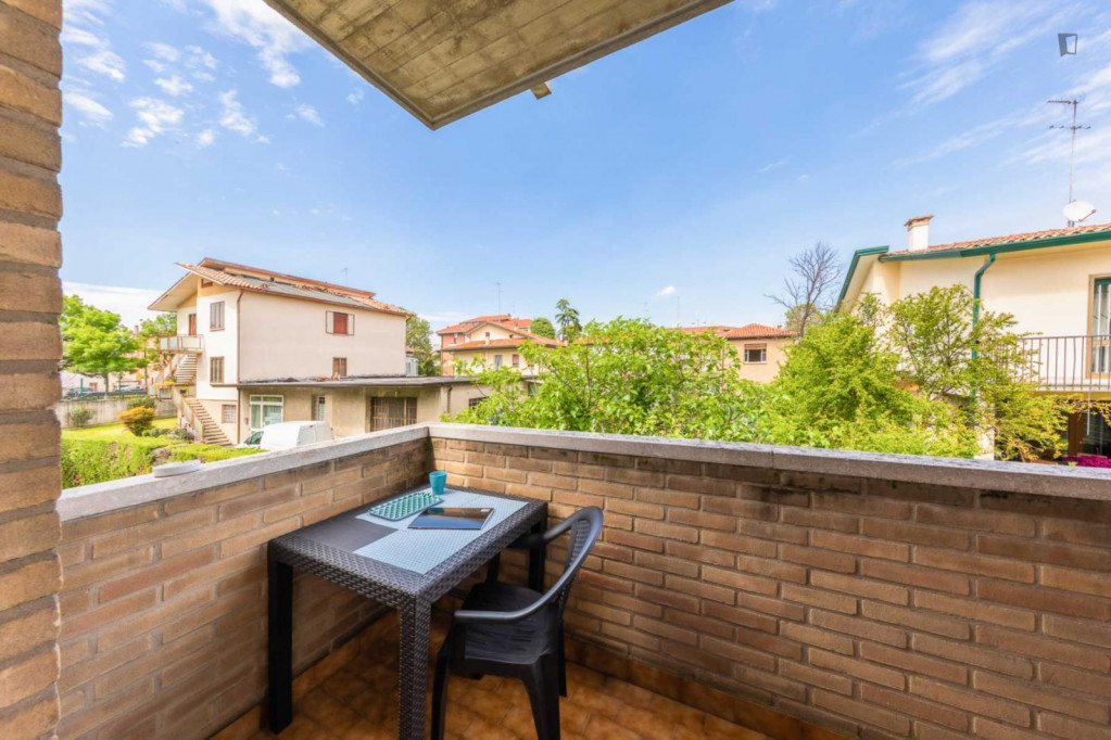 Really nice double bedroom with a balcony, Madonna Pellegrina, Room D