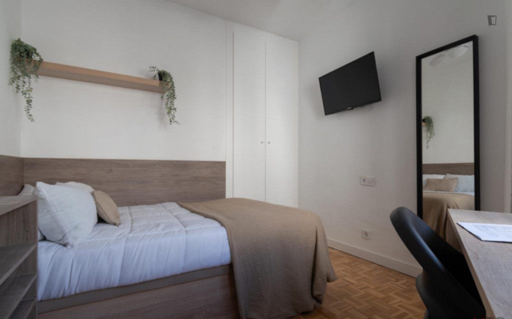 Neat and cosy double bedroom near the Valdeacederas metro - Madrid - chambre - ImmoJeune
