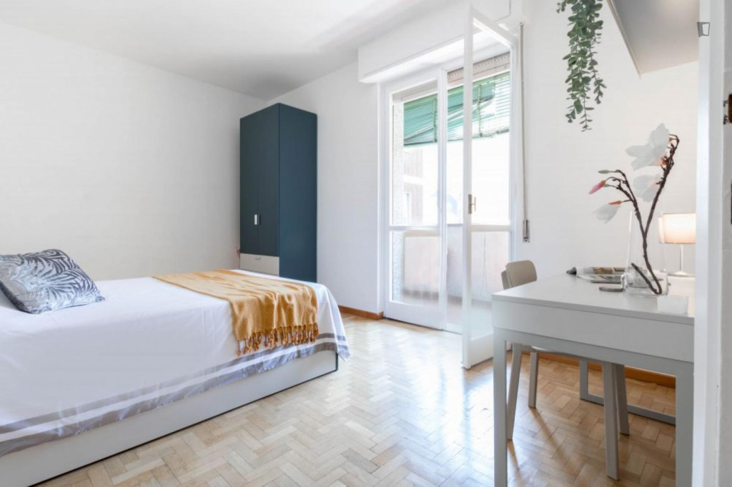 Luminous double bedroom in Feltre - Milan - chambre - ImmoJeune