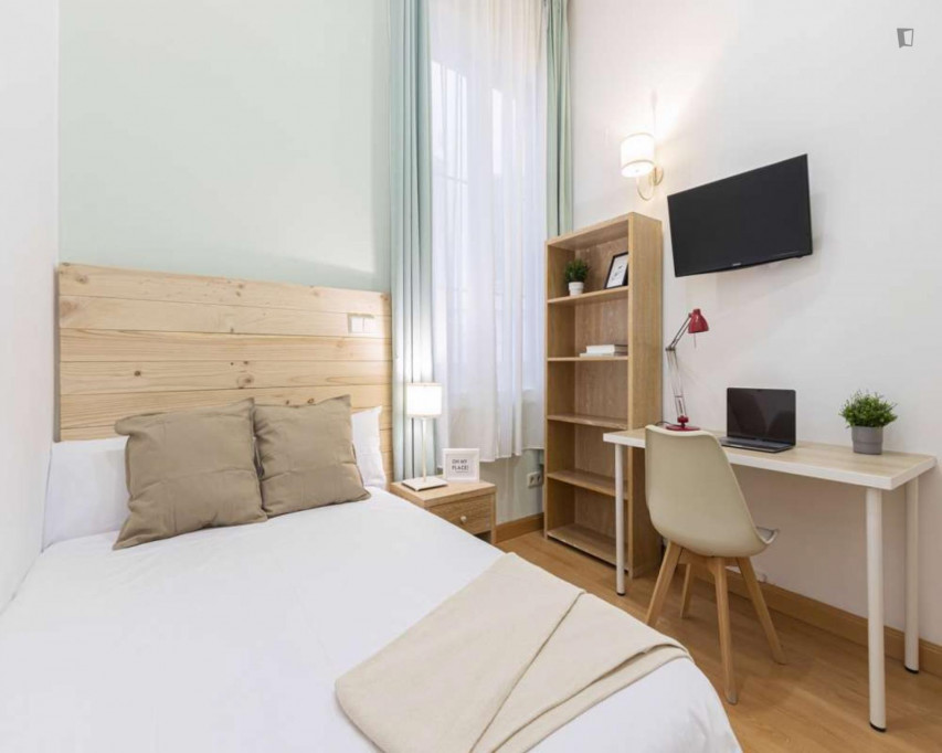 Excellent double ensuite bedroom near the Tribunal metro - Madrid - chambre - ImmoJeune