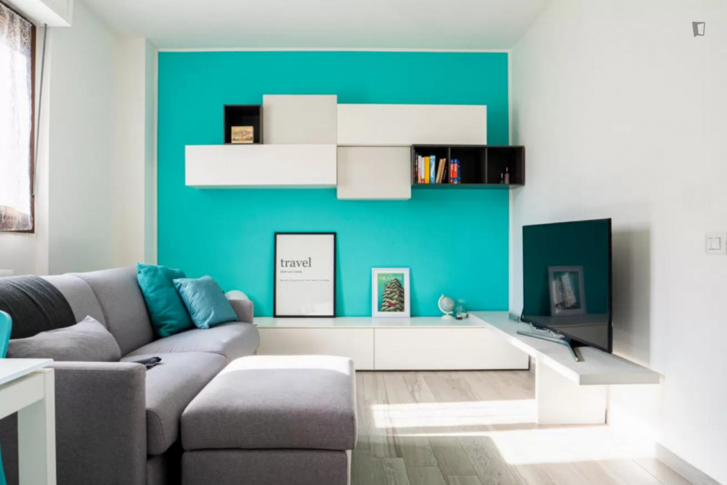 Super nice one-bedroom apartment with sofa bed near Arco della Pace - Milan - chambre - ImmoJeune