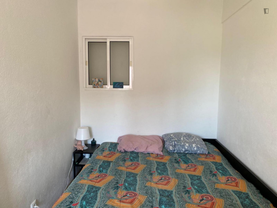 Cosy double bedroom in a 3-bedroom flat, near Instituto Superior de Engenharia - Lisbonne - chambre - ImmoJeune