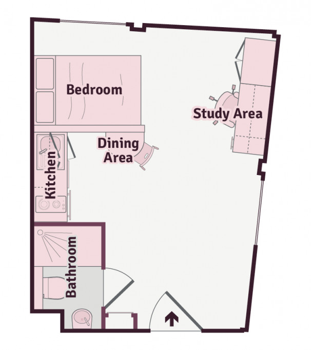 Renslade House - Exeter - chambre - ImmoJeune