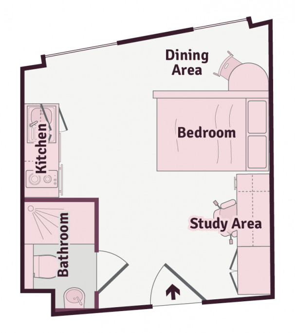Renslade House - Exeter - chambre - ImmoJeune