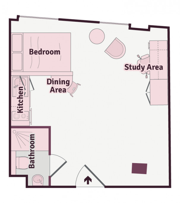 Renslade House - Exeter - chambre - ImmoJeune