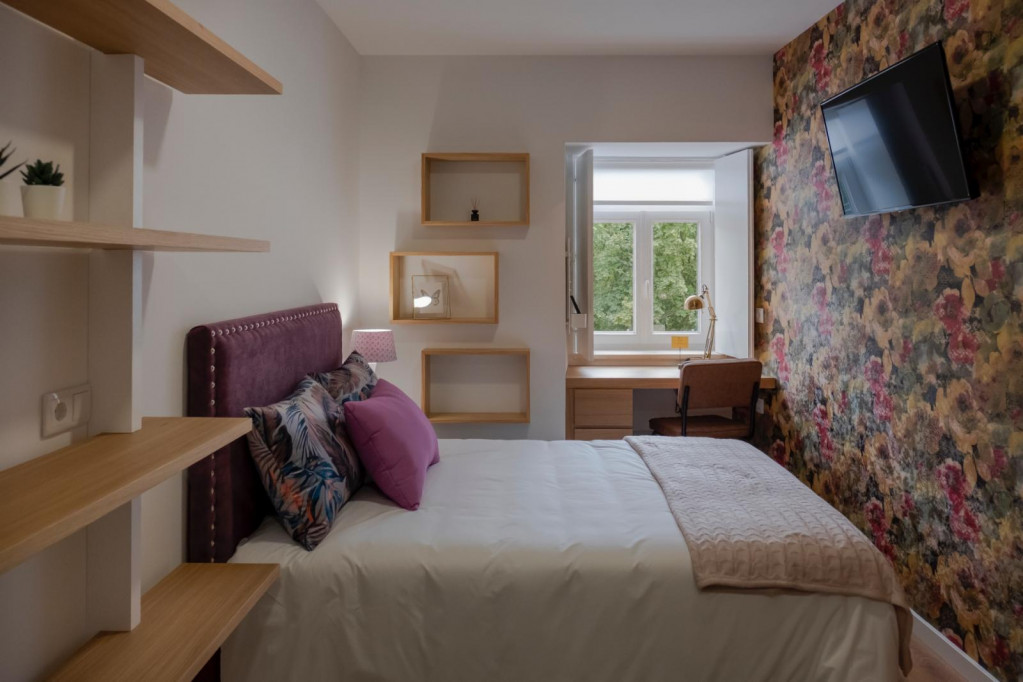 Lovely studio in the centre of Coimbra, in Montes Claros - Coimbra - chambre - ImmoJeune