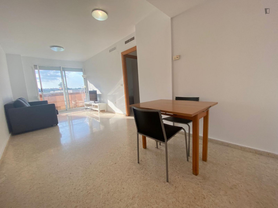 Sunny 2-bedroom apartment near the Tarongers campus of Universitat de València - Valence - chambre - ImmoJeune