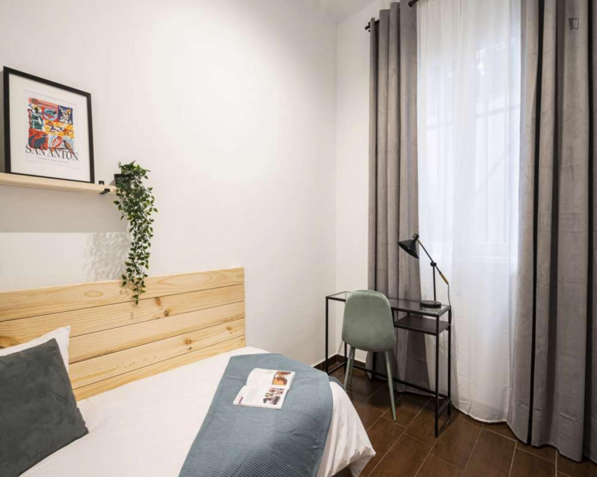 Inviting single bedroom in a student flat, in central Malasaña - Madrid - chambre - ImmoJeune