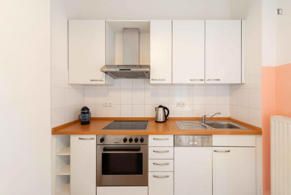 Charming double bedroom in a 3-bedroom apartment in the city center