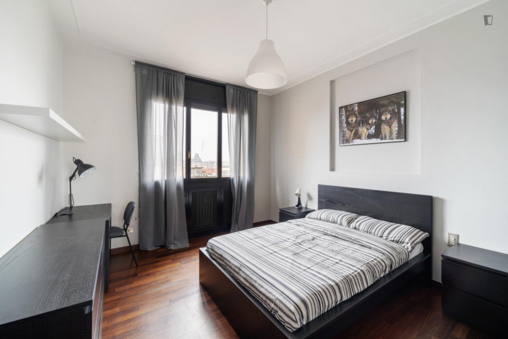 Charming Double Bedroom close to Wagner metro station - Milan - chambre - ImmoJeune