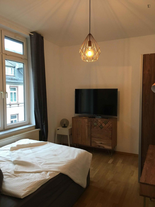 Pleasant double bedroom near Zoo Frankfurt