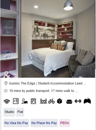 Iconinc, The Edge Furnished Student Accommodation in Leeds