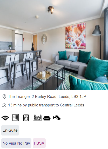The Triangle Furnished Student Accommodation in Leeds