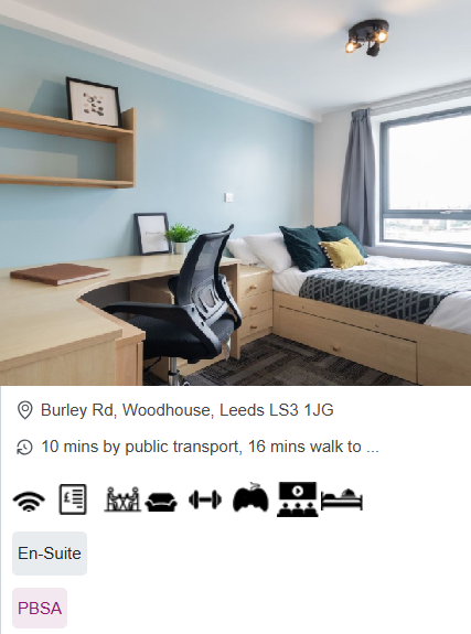 Triangle Furnished Student Accommodation in Leeds