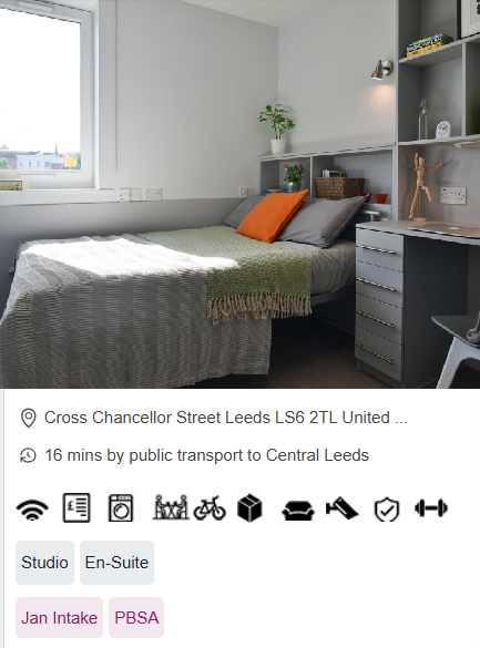 iQ Leeds Furnished Student Accommodation in Leeds