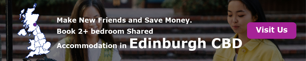 Make New Friends and Save Money. Book 2+ bedroom Shared Accommodation in Edinburgh CBD!
