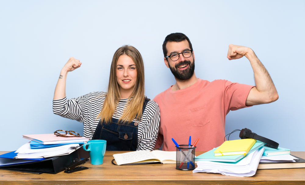 Guys and Girl showing Confidence
