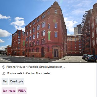 iQ Fletcher House 2+ Bedroom Student Accommodation in Manchester