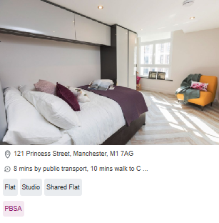121 Princess Street 2+ Bedroom Student Accommodation in Manchester