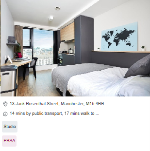 Vita First Street Top Rated Student Accommodation in Manchester