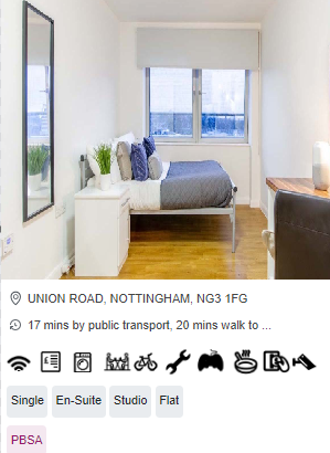The Glasshouse Short-Term Student Accommodation in Nottingham