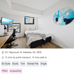 Scape Waymouth Wheelchair Accessible Student Accommodation in Adelaide