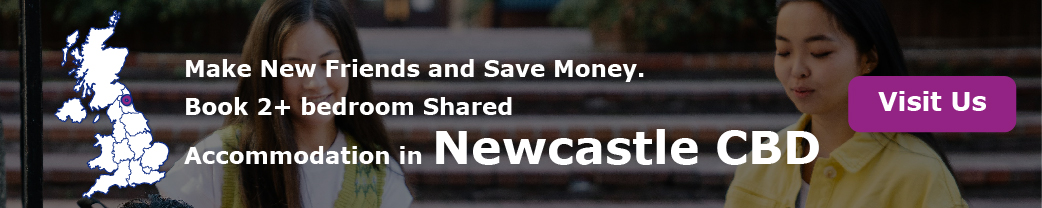Make New Friends and Save Money. Book 2+ bedroom Shared Accommodation in Newcastle City Centre!