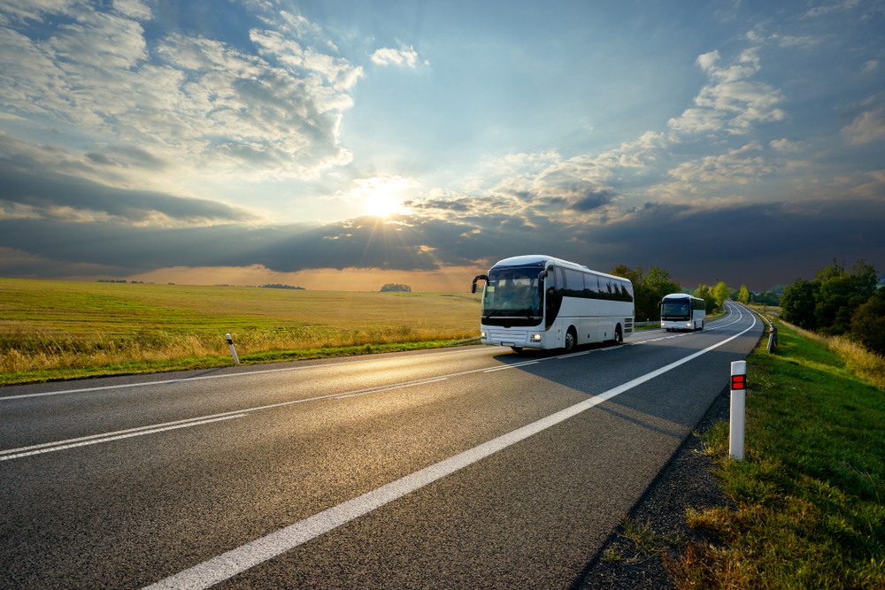 Traveling on a budget by bus