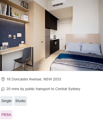 Kensington Sydney Student Accommodation in Sydney CBD