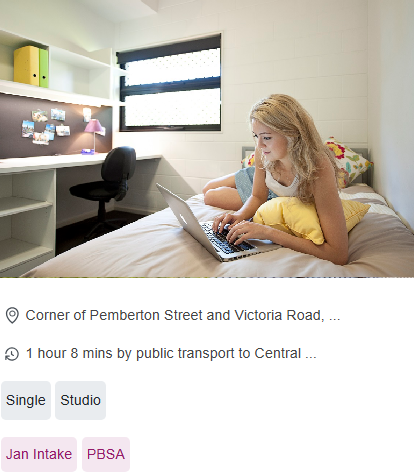  Western Sydney UV Parramatta Furnished Student Accommodation in Sydney