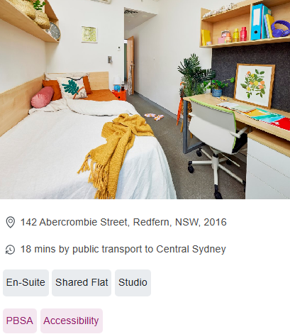 Scape Cleveland Furnished Student Accommodation in Sydney