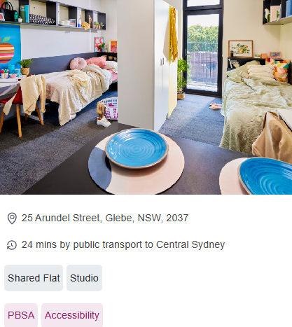 Scape Glebe Furnished Student Accommodation in Sydney