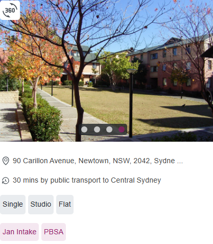  Sydney University Village Furnished Student Accommodation in Sydney
