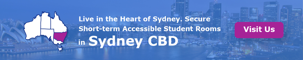 Live in the Heart of Sydney. Secure Short-term Accessible Student Rooms in Sydney CBD