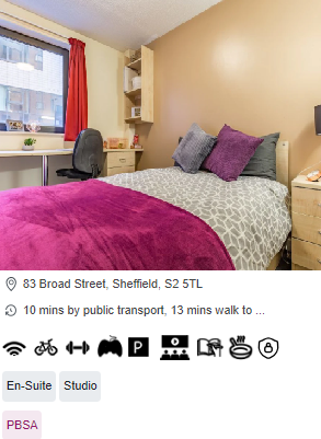The Pinnacles Cheap and Affordable Student Accommodation in Sheffield