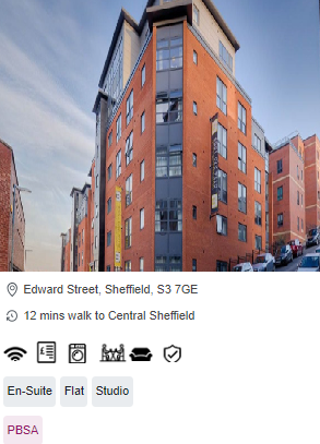 Aspect 3 Cheap and Affordable Student Accommodation in Sheffield