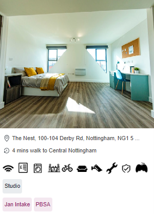 The Nest Student Accommodation in Nottingham City Centre