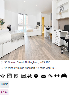 Miura Nottingham Furnished Student Accommodation in Nottingham