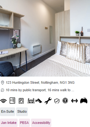 Straits Village Wheelchair Accessible Student Accommodation in Nottingham